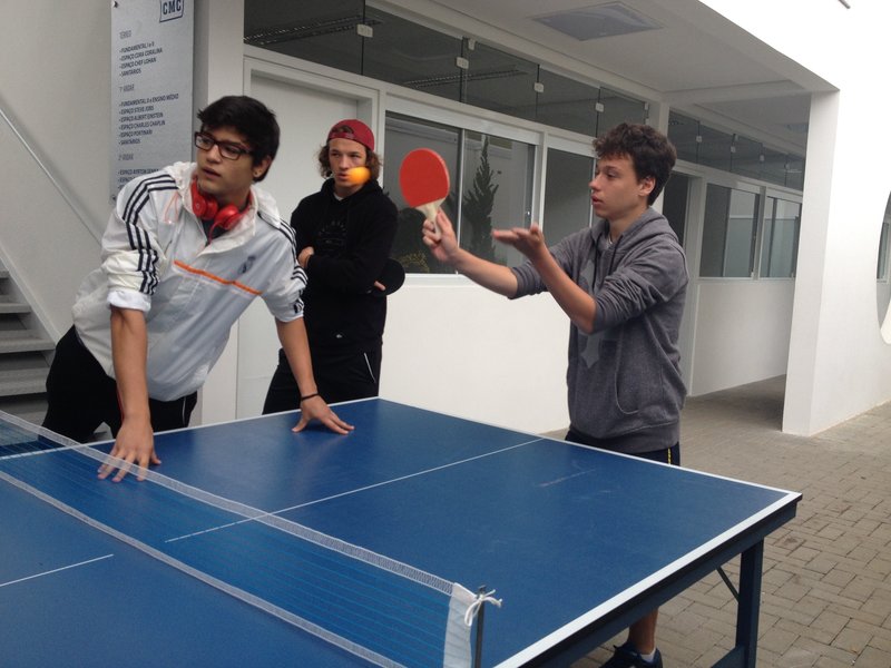 Estreia da Mesa de Ping Pong